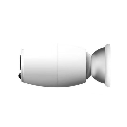 Anpwoo white IP security camera side profile with adjustable wall-mount bracket
