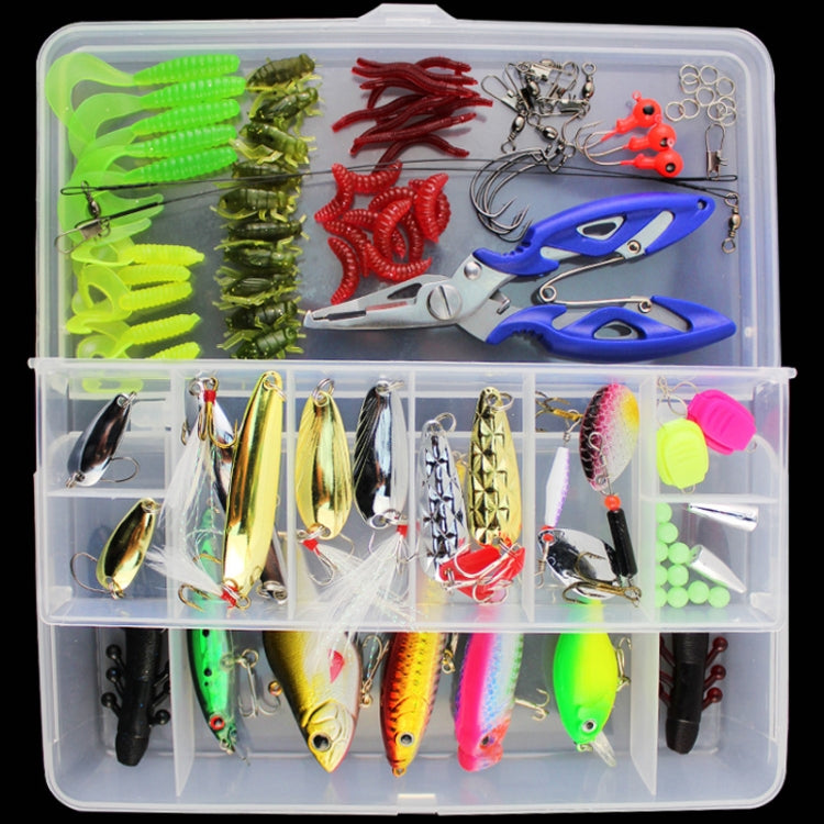 101 PCS Fishing Bait Lure Kit Fishing Tackle