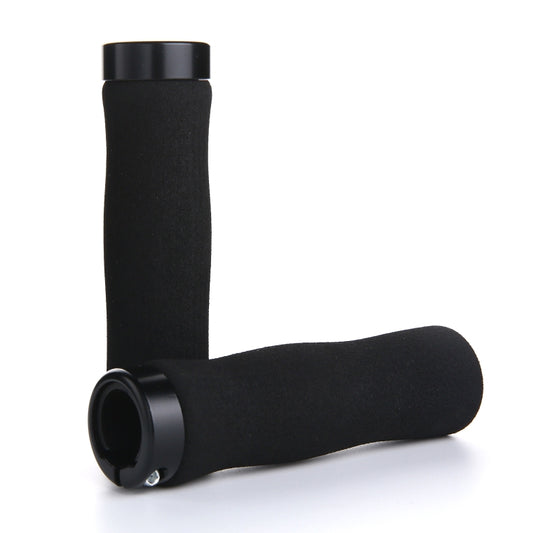 1 Pair AG28 Alloy Lock-Rings + Sponge Bicycle Handlebar Grip, AG28