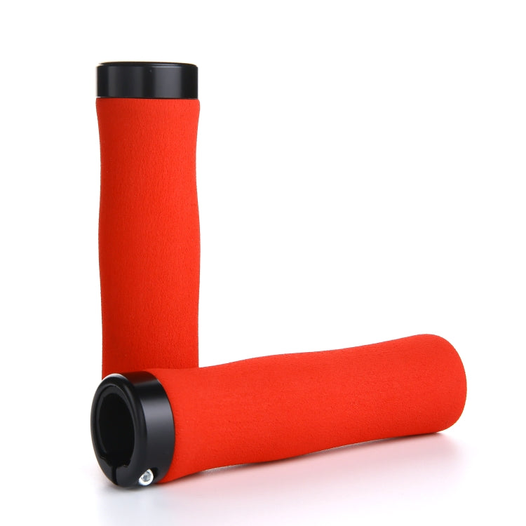 1 Pair AG28 Alloy Lock-Rings + Sponge Bicycle Handlebar Grip, AG28