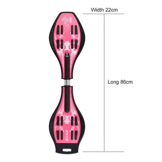 Fashion Vulcan Pattern Two-wheeled Skateboard Luminous Flash Wheel Vitality Board, Vulcan Pattern