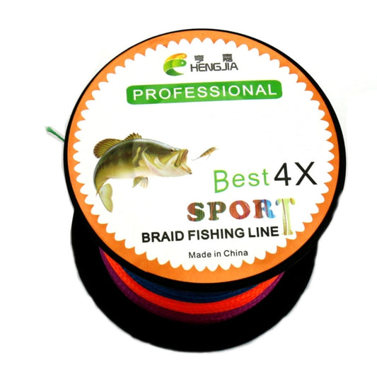 HENGJIA Colorful 5.0# 0.37mm 50LB 22.6kg Tension 300m Extra Strong 4 Shares Braid PE Fishing Line Kite Line, 5.0# 0.37mm 50LB