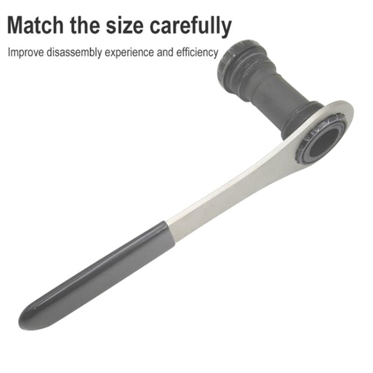 BIKERSAY BB48-12 Bicycle Repair Tools Multi-function Wrench Tool Stainless Steel Axis Spanner, BB48-12