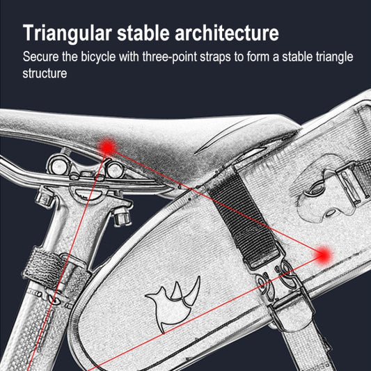 Rhinowalk TF551 2.5L Full Waterproof Bicycle Saddle Bag, TF551 2.5L