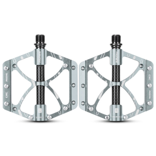 PROMEND PD-M52C 1 Pair Bicycle Aluminum Alloy + Carbon Fiber Tube Bearing Pedals, PD-M52C