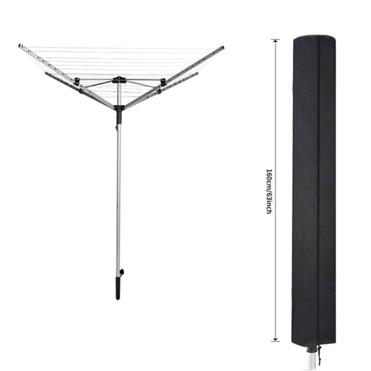 210D Oxford Cloth Outdoor Drying Rack Dustproof and Waterproof Protective Cover