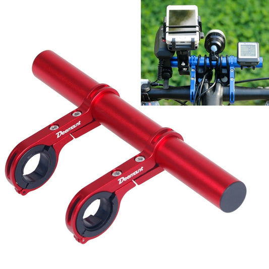 HLD-208 Mountainous Bicycle Aluminium Alloy Handlebar Extension Frame Flashlight Bracket, Alloy Red, Alloy Black, Alloy Blue