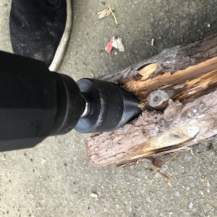 Household Domestic Woodcutter Drill Electric Wooden Split Cone Drill 32mm Square Shank, 32mm Square Shank