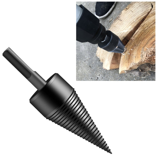 Household Domestic Woodcutter Drill Electric Wooden Split Cone Drill 32mm Hexagon Shank, 32mm Hexagon Shank