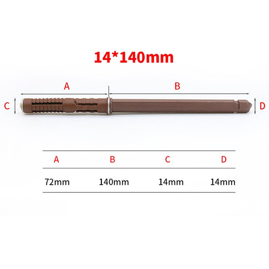 10 PCS Concealed Layer Board Pin Wall Bookshelf Invisible Bulkhead Nail, 14x140mm, 14x140mm