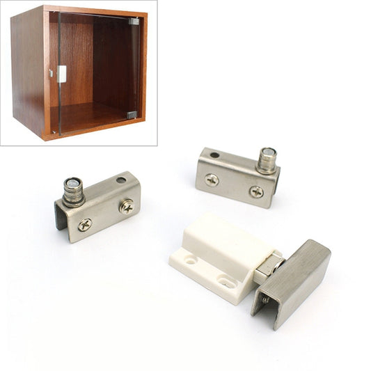 Glass Clip Single Door Touching Exhibition Cabinet Hinge, Single