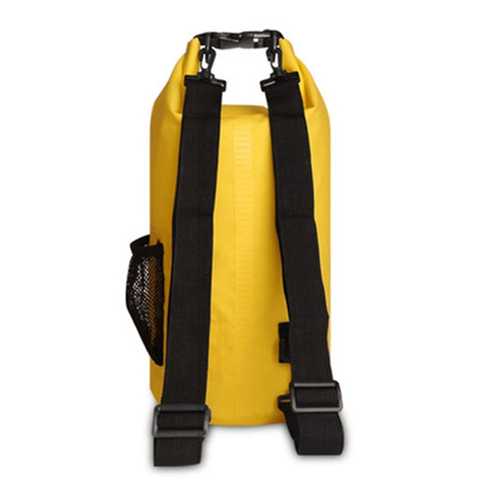 Outdoor Waterproof Dry Dual Shoulder Strap Bag Dry Sack PVC Barrel Bag, Capacity: 10L, 10L