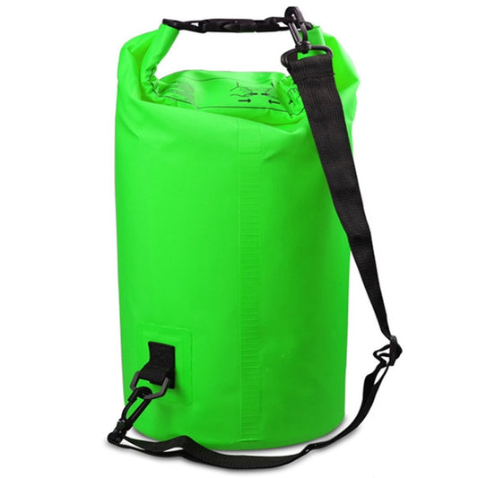 Outdoor Waterproof Single Shoulder Bag Dry Sack PVC Barrel Bag, Capacity: 5L, Capacity: 5L (Green), Capacity: 5L (Sky Blue), Capacity: 5L (Yellow), Capacity: 5L (Black), Capacity: 5L (Dark Blue), Capacity: 5L (Orange), Capacity: 5L (Pink)