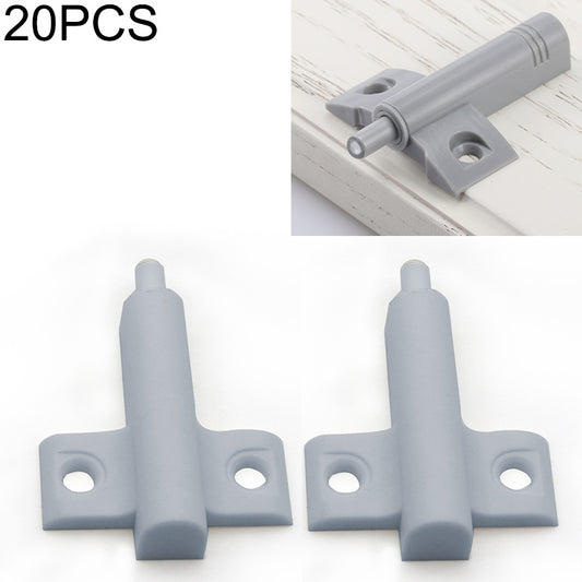 20 PCS Aircraft Shape Back Buffer Cabinet Door Anticollision Damper Shock Absorber, Back Buffer (Grey), Back Buffer (White)