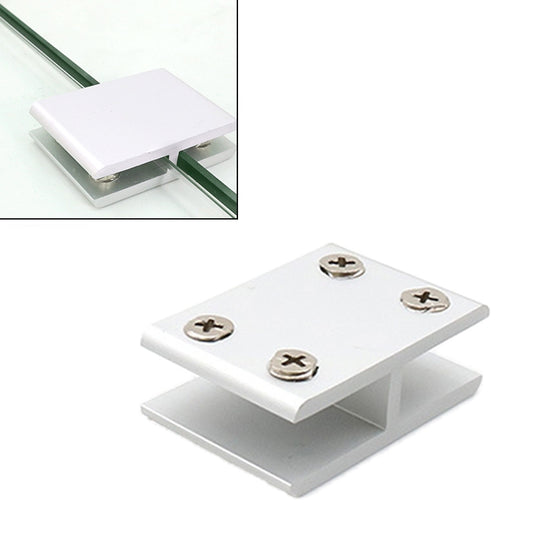 Aluminum Alloy Glass Combination Clamp Cabinet Partition Fixing Clip, 180 degrees Cliped 10-12mm, 180 degrees Cliped 10-12mm