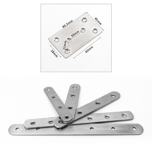 10 PCS Stainless Steel Connection Code Straight Connecting Piece, Number: 13, 13