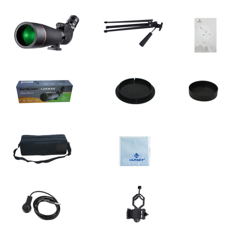 HTK-72 night vision monocular telescope kit with tripod, caps, cables, bag, manual