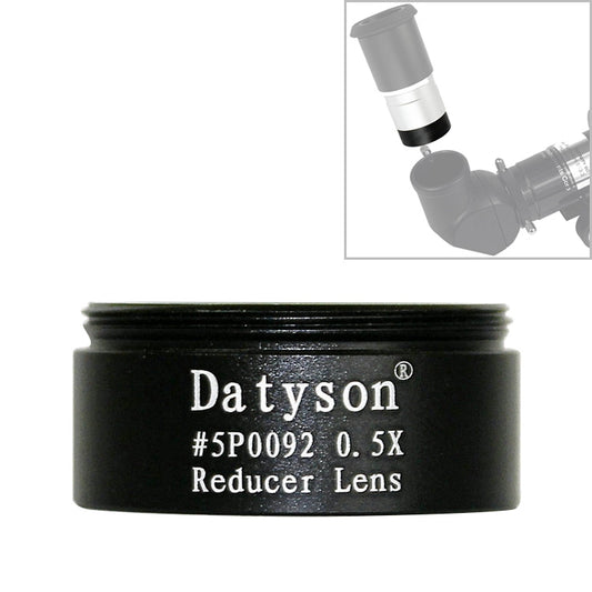 Datyson 5P0092 Coarse Threaded Astronomical Telescope Accessories 1.25 inch 0.5X Reduced Focus Lens Reduced Power Lens, 5P0092 Coarse Threaded