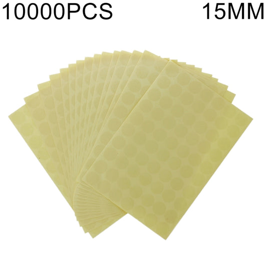 10000 PCS Transparent Round Shape Self-adhesive Sealing Sticker, Diameter: 15mm, Diameter: 15mm