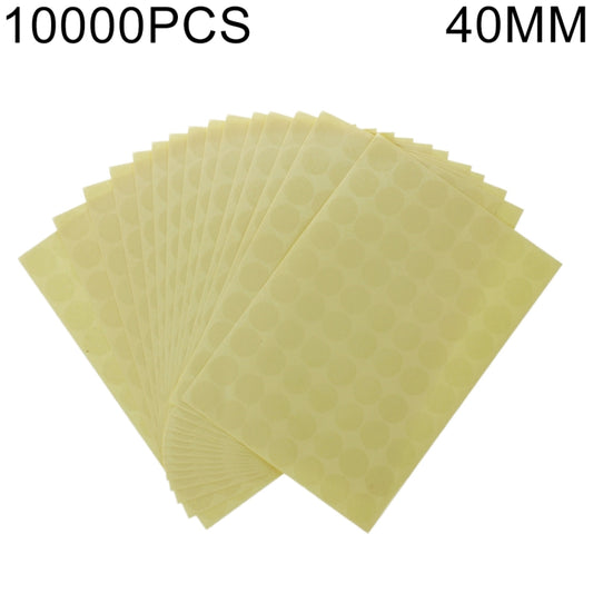 10000 PCS Transparent Round Shape Self-adhesive Sealing Sticker, Diameter: 40mm, Diameter: 40mm