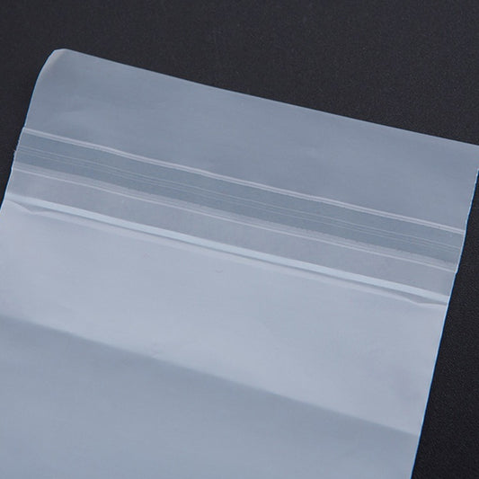 200 PCS Frosted Translucent CPE Self-adhesive Bag Zip Lock Bag Packaging Bag, Size: 10x13+2cm, 10x13+2cm