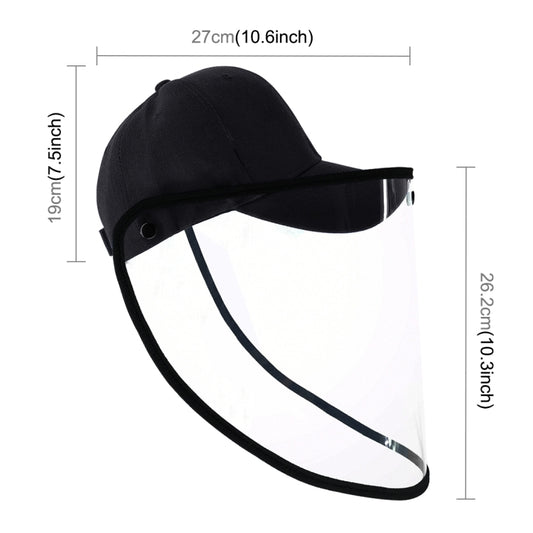 50 PCS Anti-Saliva Splash Anti-Spitting Anti-Fog Anti-Oil Protective Baseball Cap Mask Removable Face Shield, Baseball Cap Mask 50 Pack, 50 PCS Baseball Cap Mask/Red, 50 PCS Baseball Cap Mask/Blue