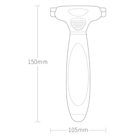 Original Xiaomi Youpin Pawbby One-handed Pet Hair Removal Comb, Pet Hair Removal Comb