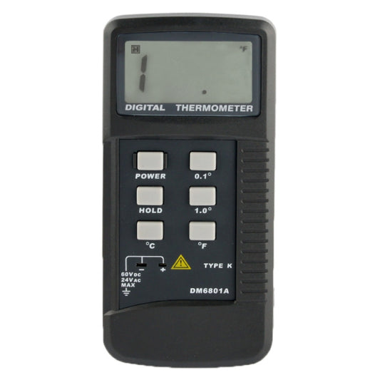 Digital Thermometer with K-Type Sensor , DM6801A