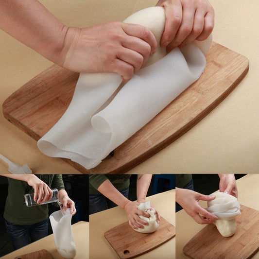 Silicone Kneading Dough Bag Dough Making Flour Mixer Maker Kitchen Tools for Pasta Flour Food, Size: 32.5cm x 23cm, Silicone Dough Bag