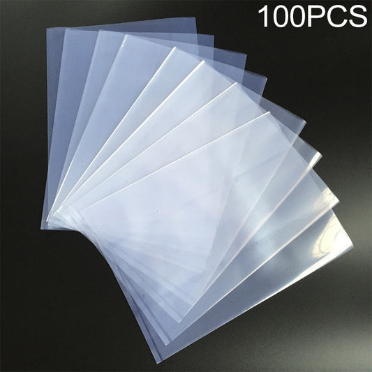 100pcs Sealer Closer Machine Special Transparent Plastic Bag with Customized Logo & Design, Size: 17cm x 26cm, 17cm x 26cm
