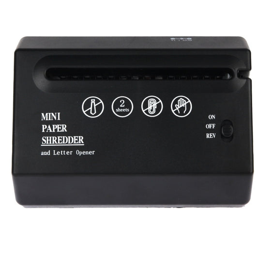 Mini USB Paper Shredder with Letter Opener, USB Paper Shredder