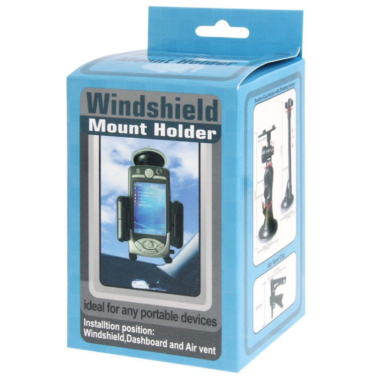 Windshield mount holder retail box for suction cup smartphone car holder