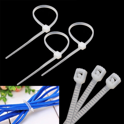 10cm Self-Locking Nylon Cable Wire Zip Ties (1000pcs in one packing, the price is for 1000pcs), 3mm x 100mm White