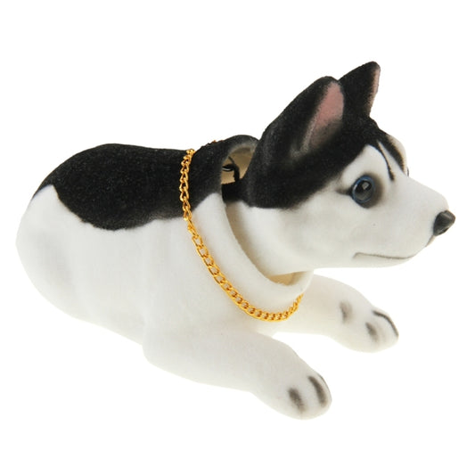 Lovely Husky Nodding Dog for Car Decoration, Husky