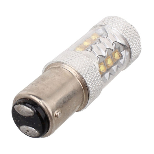 1157/BAY15D 80W 800LM 6500K White Light 16-3535-LEDs Car Brake Light , Constant Current , DC12-24V, 1157 80W