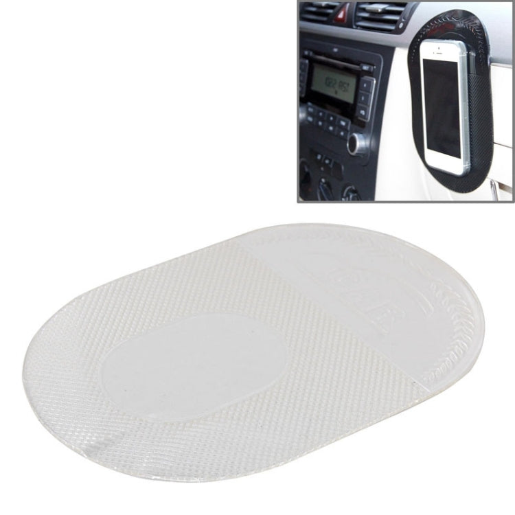 Car Anti-Slip Sticky Mat for Mobile Phone / MP3 / MP4, Size: 18.2x12x0.2cm, Anti-Slip Sticky Mat(Black), Anti-Slip Sticky Mat(Transparent)