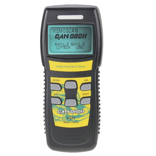 U581 Live Data Can OBDII / EOBDII Scanner Can Bus Code Reader, U581