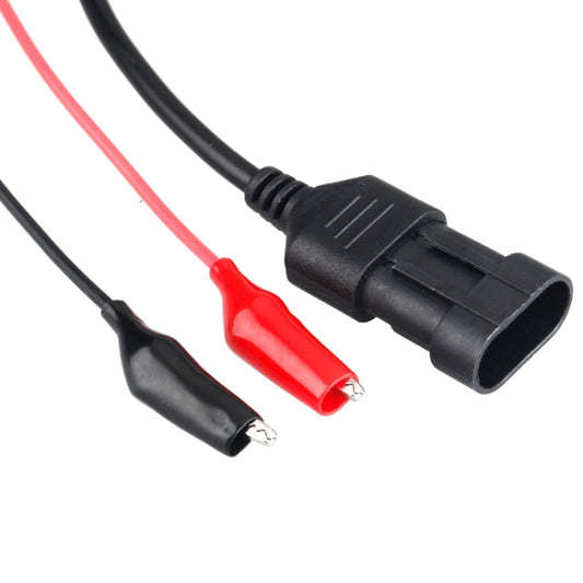 OBDII cable with red and black banana plugs and 16-pin connector
