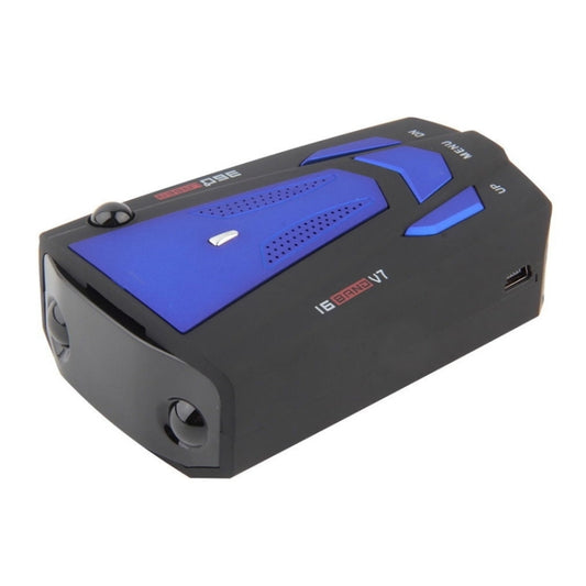 V7 Car Anti-Police Radar Detector 360 Protection Defense Laser Detection, Built-in Russian & English Voice Broadcast, V7 (Dark Blue), V7 (Black)