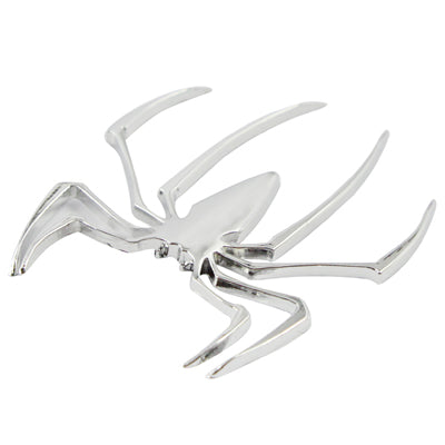Metal Spider Style Chrome Badges, Spider