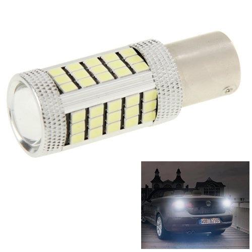 White LED 1156 SMD bulb with metal base, row of windowed light chips