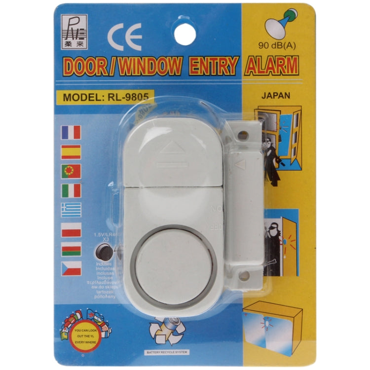 Magnetic Sensor Alarm Door Window Security System, RL-9805, RL-9805