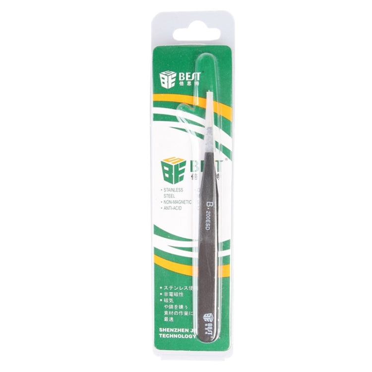 BEST anti-static tweezers BST-200ESD in blister packaging
