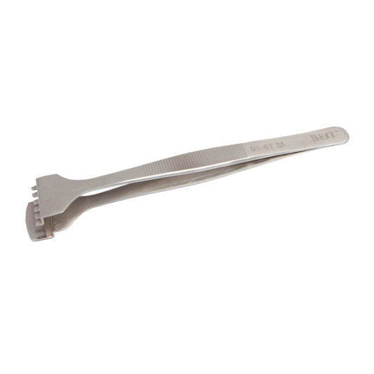 BEST BST-91-6T SA Professional Stainless Steel Wafer Tweezers for Silicon Wafer, BST-91-6T