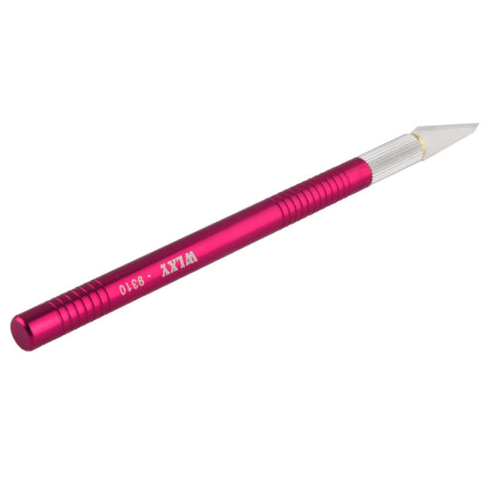 WLXY-9310, WLXY Tool Precision Knife with Replaceable Blade for Mat Carving / Scoring / Trimming, OAL: 145mm, Size: 121mm x 6mm Diameter, WLXY-9310, WLXY-9310 Purple, WLXY-9310 Blue
