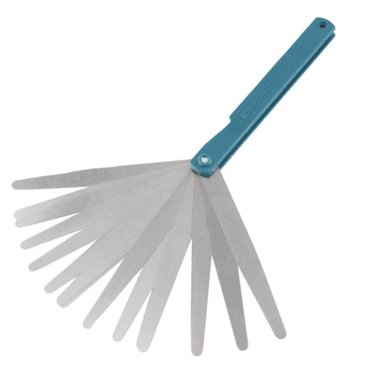 0.02 to 1mm Thickness 17 Blades Gap Metric Filler Feeler Gauge Measure Tool, 0.02 to 1mm Measure Tool