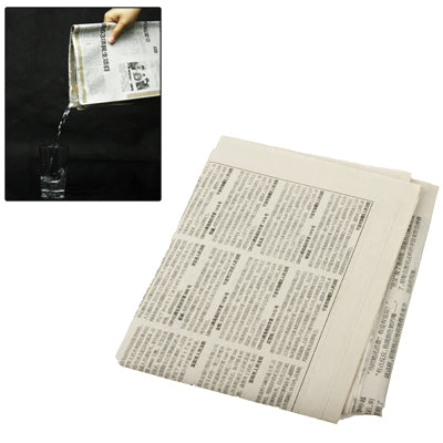 Newspapers Pour The Water / Magic Props / Street Magic / Magic Tricks, Newspapers Magic Tricks