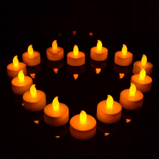 15 PCS Flameless LED Tea Light Electric Candles, Electric Candles