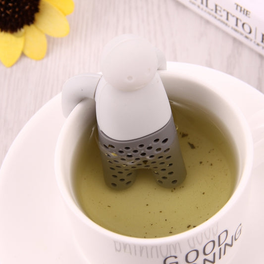 Cute Mr Tea Infuser Silicone Tea Strainers, Cute Mr Tea