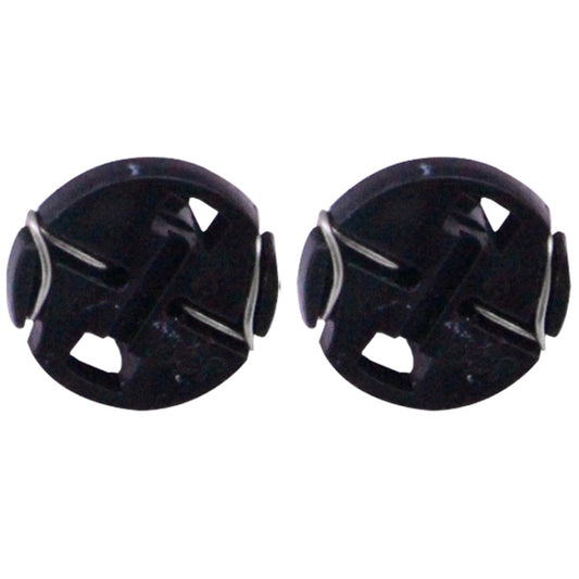 LED T4.2 instrument bulbs, 2-pack, rear view, black mounting clips